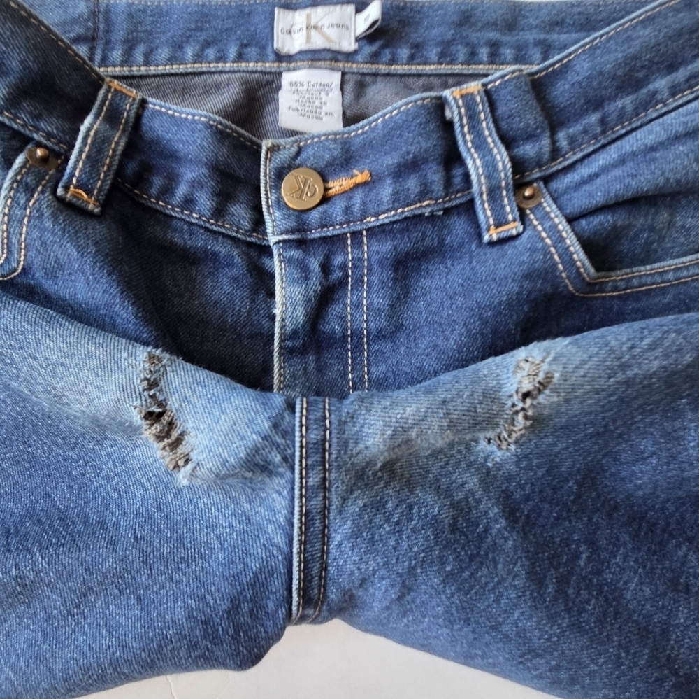 Classic Calvin Klein Blue Women's Jeans - Picture 9 of 9